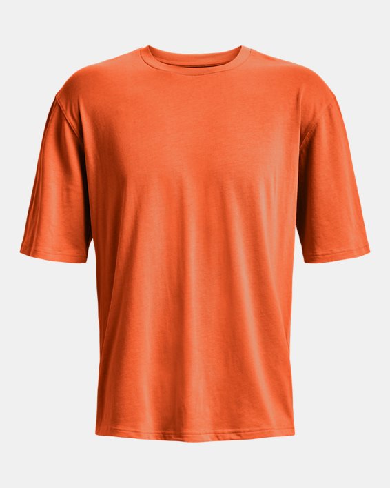 Men's UA Playback Boxy Heavyweight T-Shirt, Orange, pdpMainDesktop image number 4